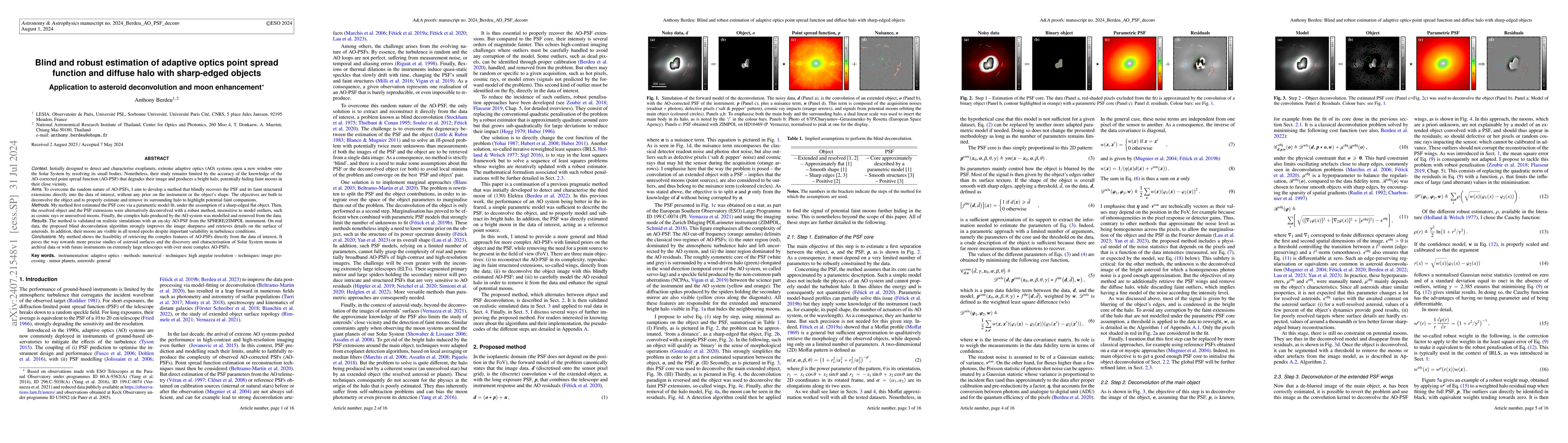 Thumbnail for Blind and robust estimation of adaptive optics point spread function and
  diffuse halo with sharp-edged objects