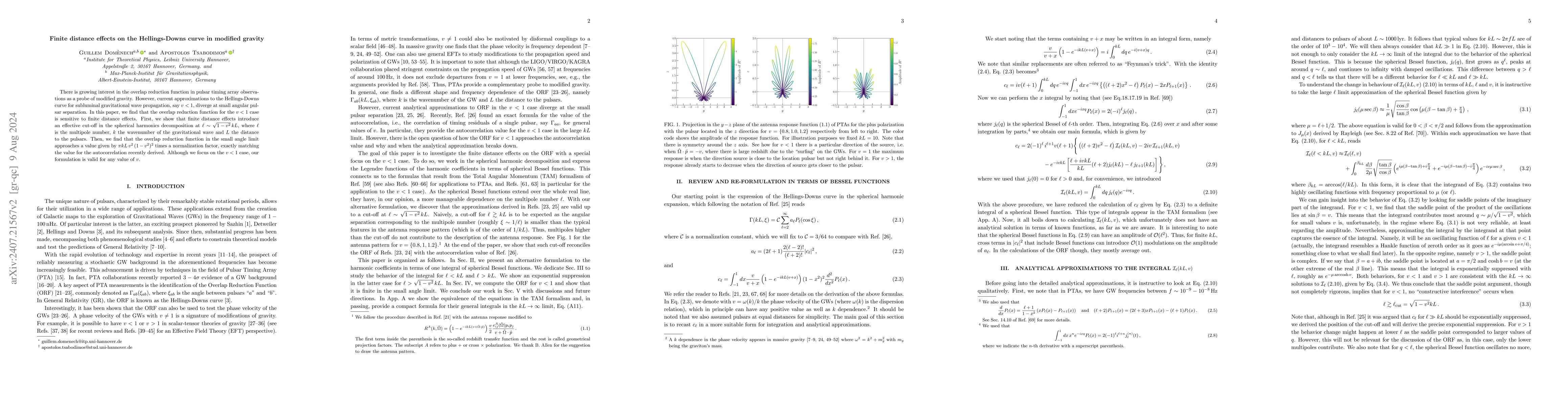 Thumbnail for Finite distance effects on the Hellings-Downs curve in modified gravity