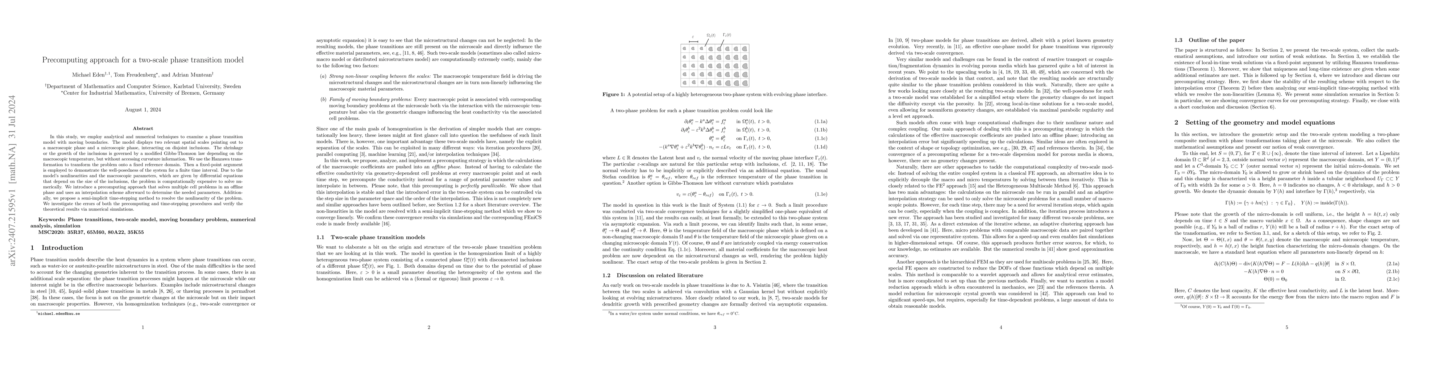Thumbnail for Precomputing approach for a two-scale phase transition model