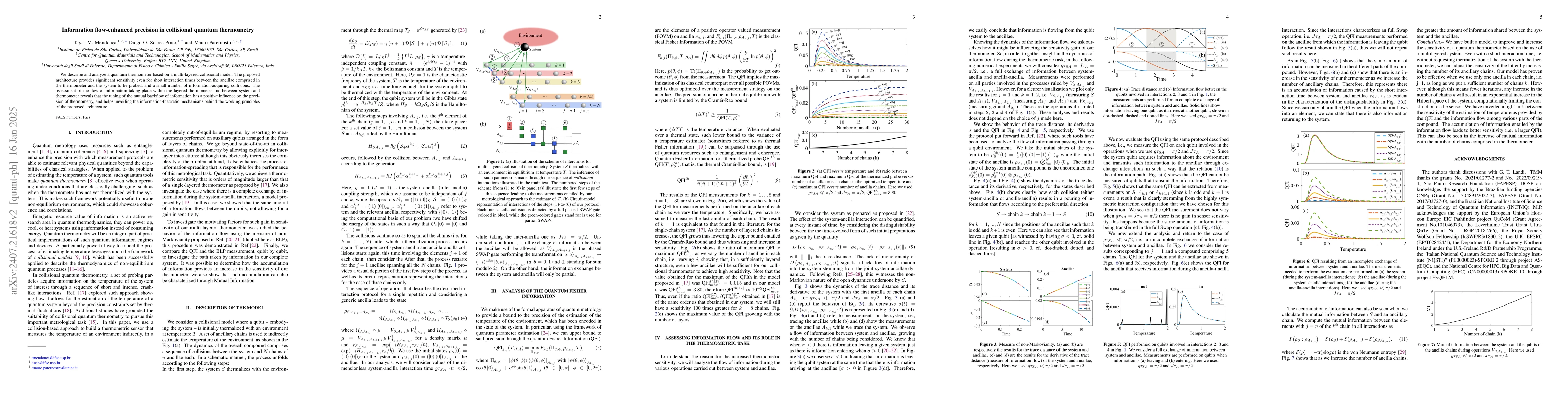 Thumbnail for Information flow-enhanced precision in collisional quantum thermometry