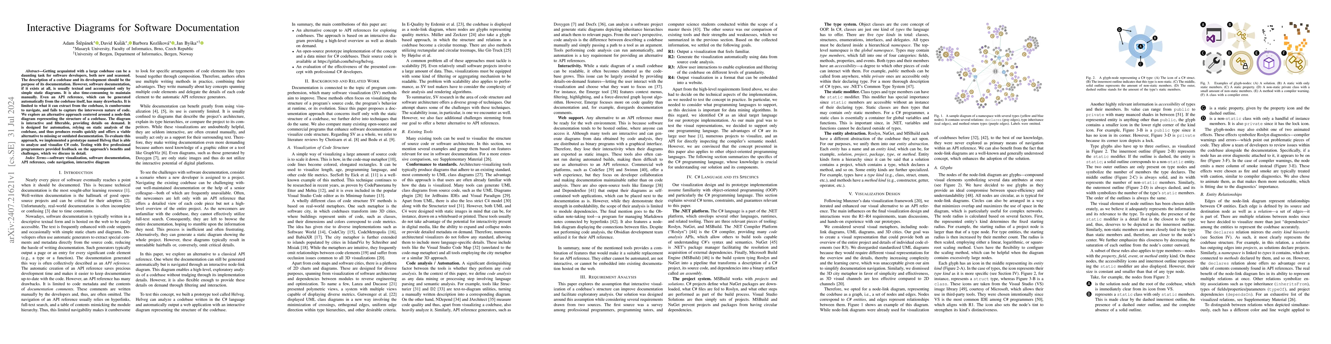 Thumbnail for Interactive Diagrams for Software Documentation