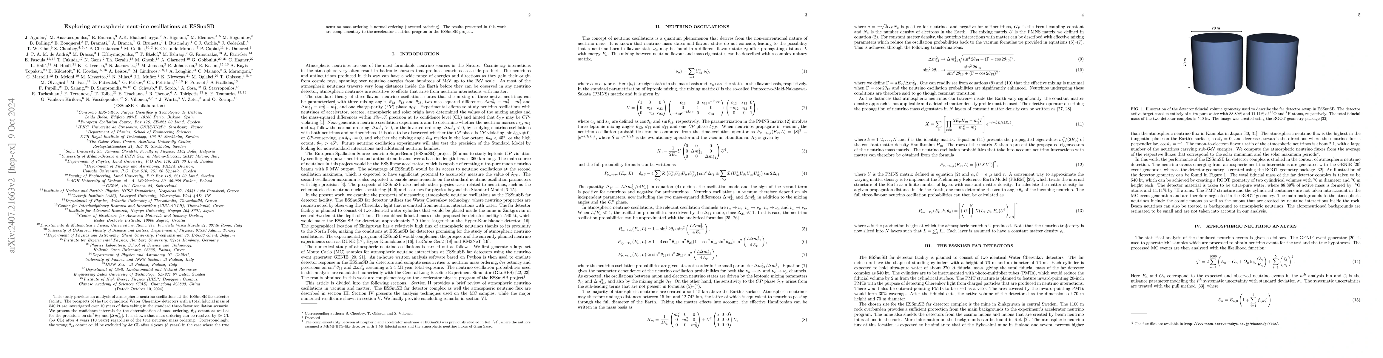 Thumbnail for Exploring atmospheric neutrino oscillations at ESSnuSB