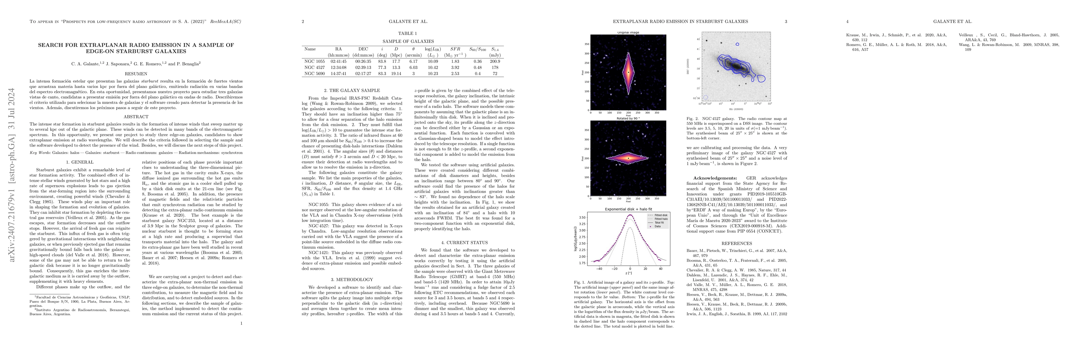 Thumbnail for Search for extraplanar radio emission in a sample of edge-on starburst
  galaxies