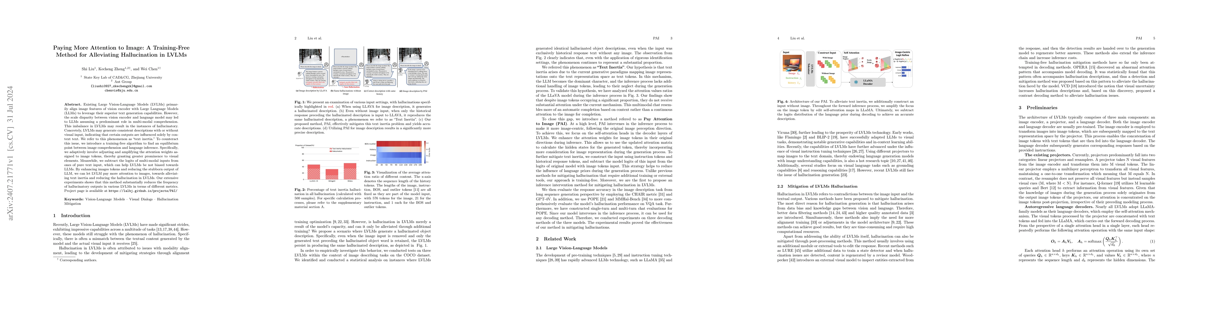 Thumbnail for Paying More Attention to Image: A Training-Free Method for Alleviating
  Hallucination in LVLMs