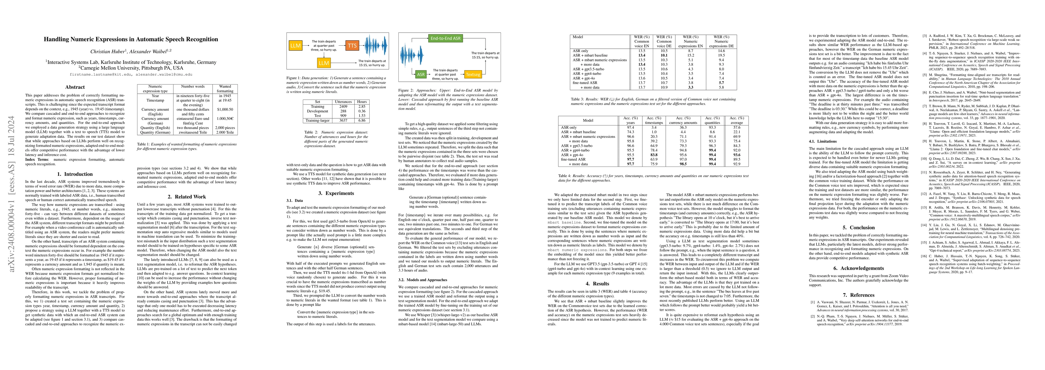 Thumbnail for Handling Numeric Expressions in Automatic Speech Recognition
