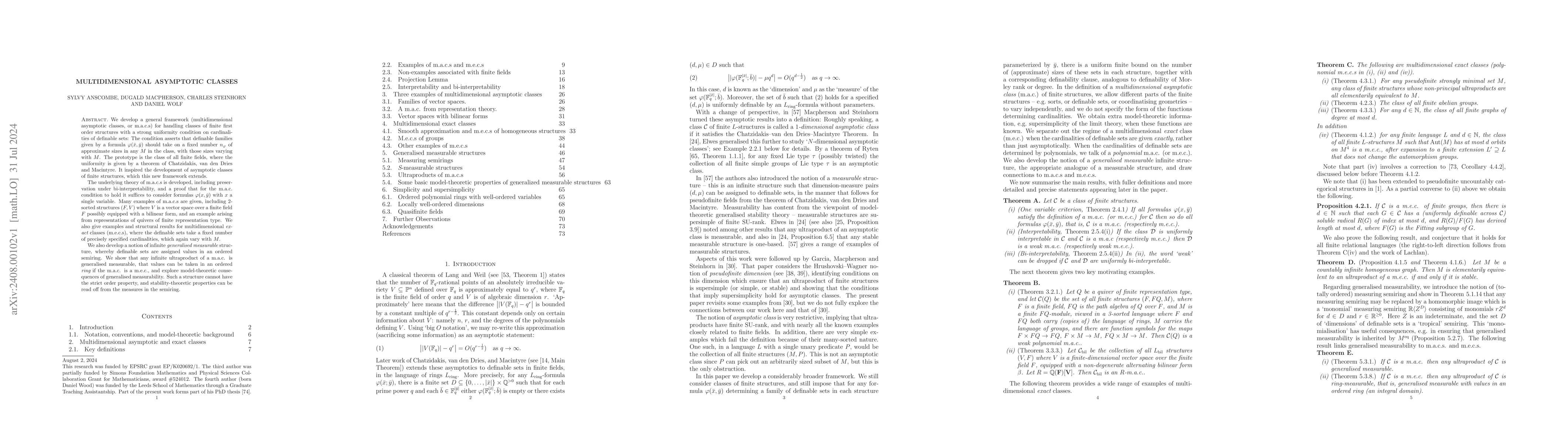 Thumbnail for Multidimensional asymptotic classes