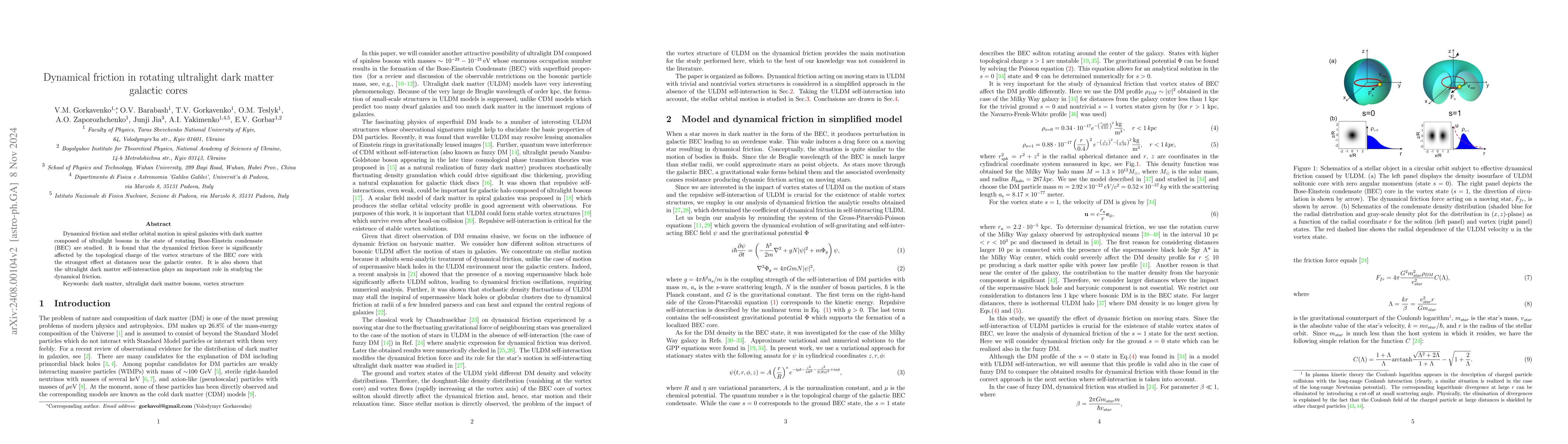 Thumbnail for Dynamical friction in rotating ultralight dark matter galactic cores