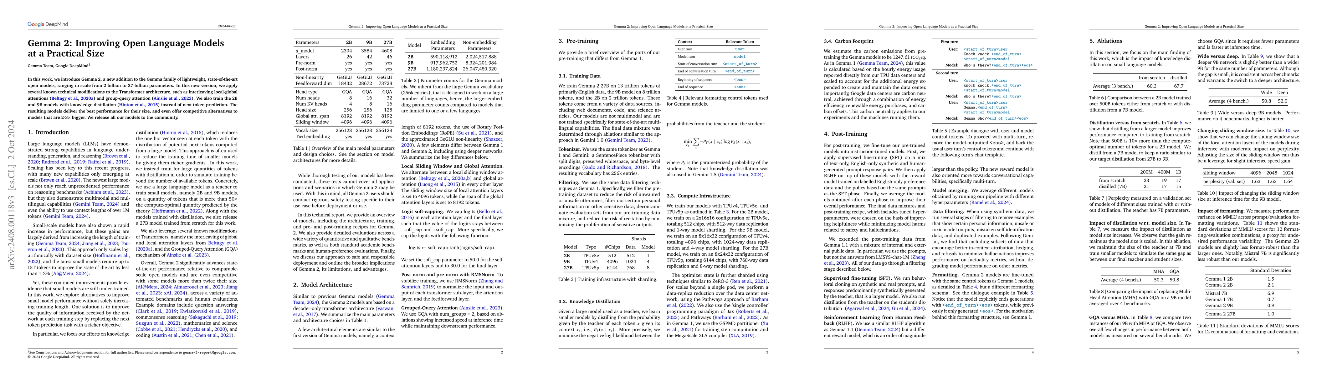 Thumbnail for Gemma 2: Improving Open Language Models at a Practical Size