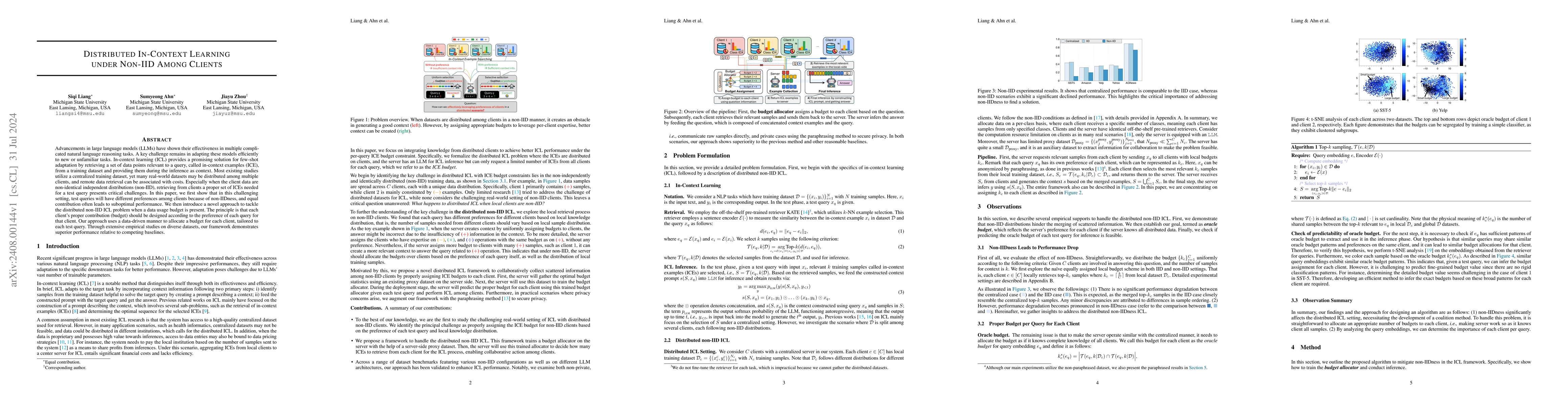 Thumbnail for Distributed In-Context Learning under Non-IID Among Clients