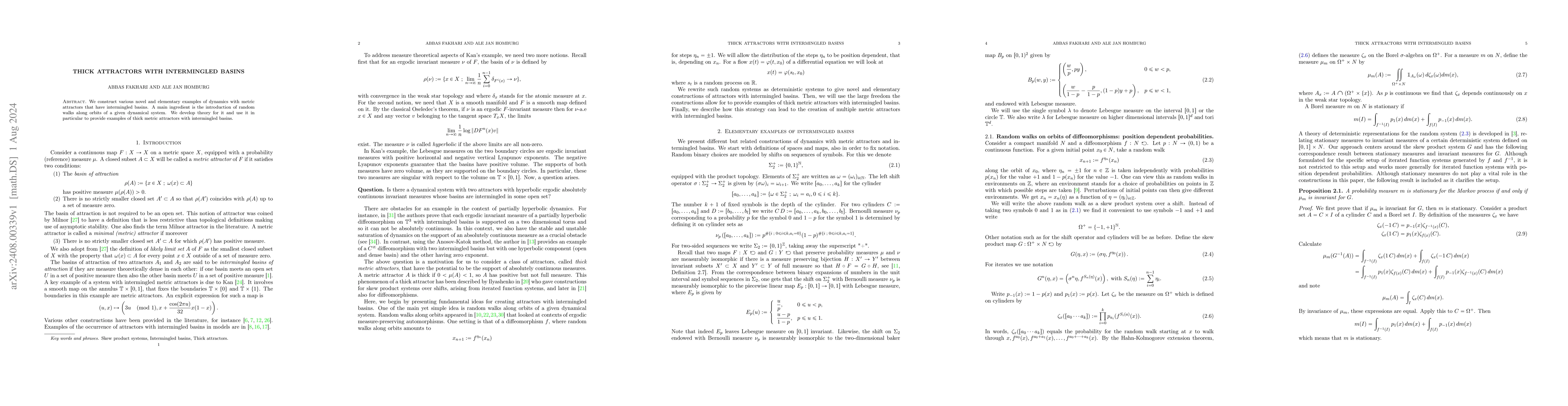 Thumbnail for Thick attractors with intermingled basins