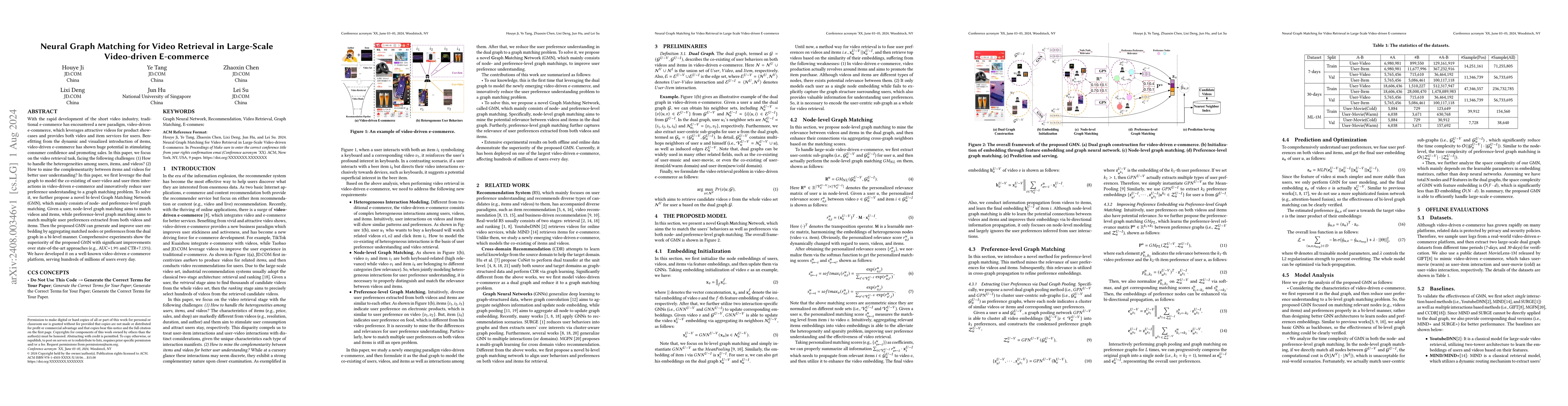 Thumbnail for Neural Graph Matching for Video Retrieval in Large-Scale Video-driven
  E-commerce