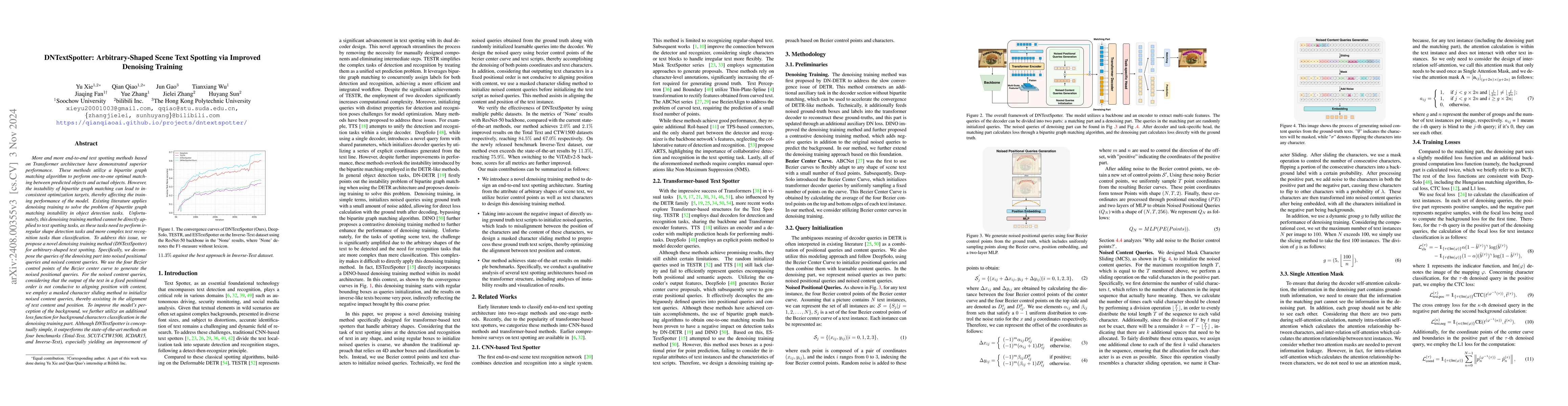 Thumbnail for DNTextSpotter: Arbitrary-Shaped Scene Text Spotting via Improved
  Denoising Training