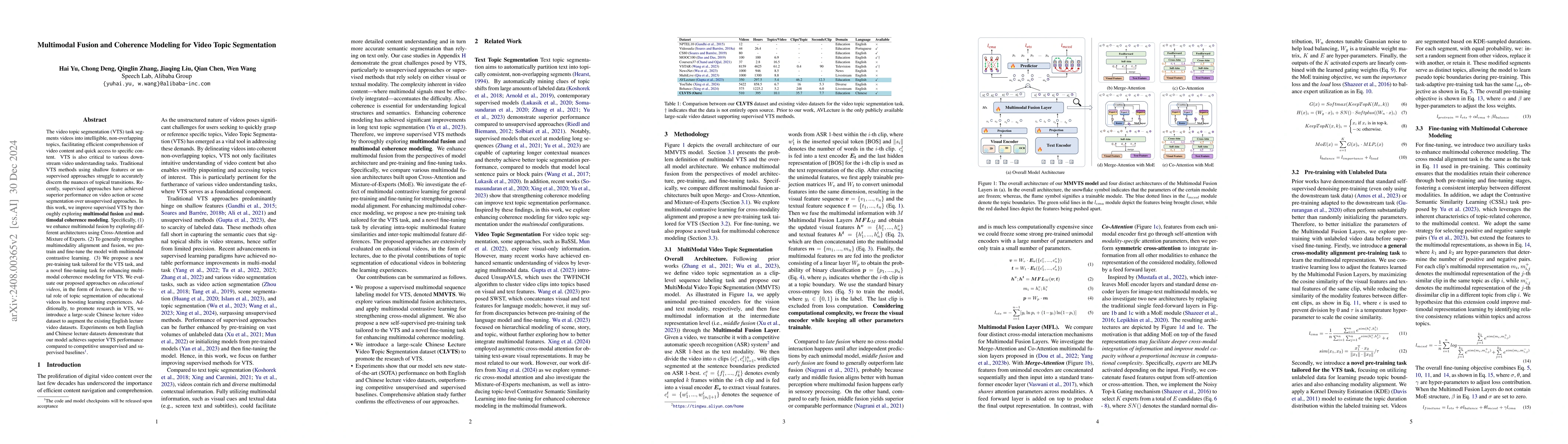 Thumbnail for Multimodal Fusion and Coherence Modeling for Video Topic Segmentation