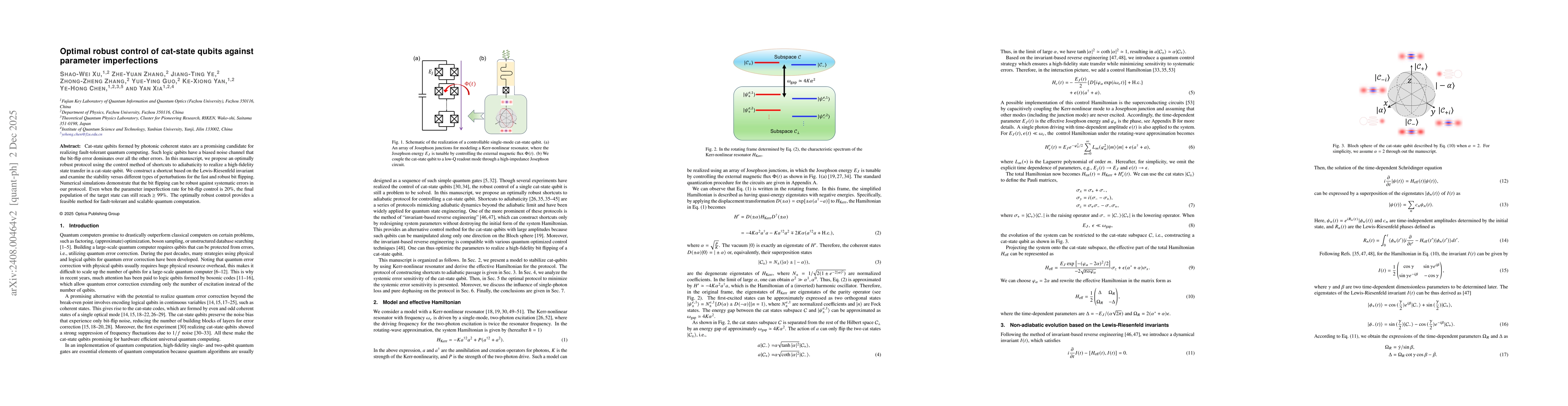 Thumbnail for Optimally robust shortcuts to population inversion in cat-state qubits