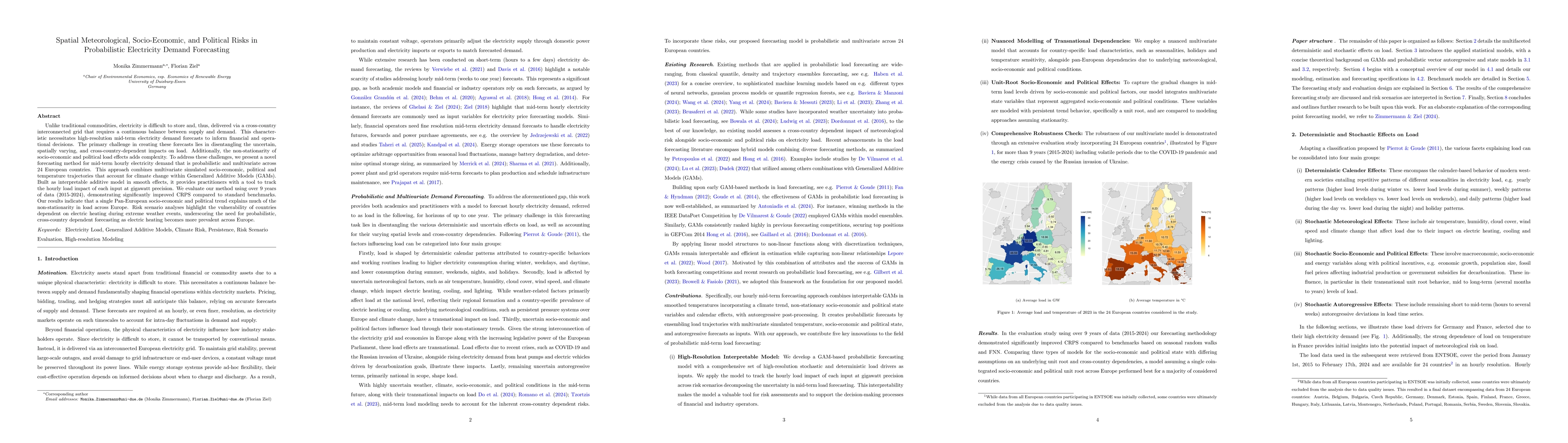 Thumbnail for Spatial Weather, Socio-Economic and Political Risks in Probabilistic
  Load Forecasting