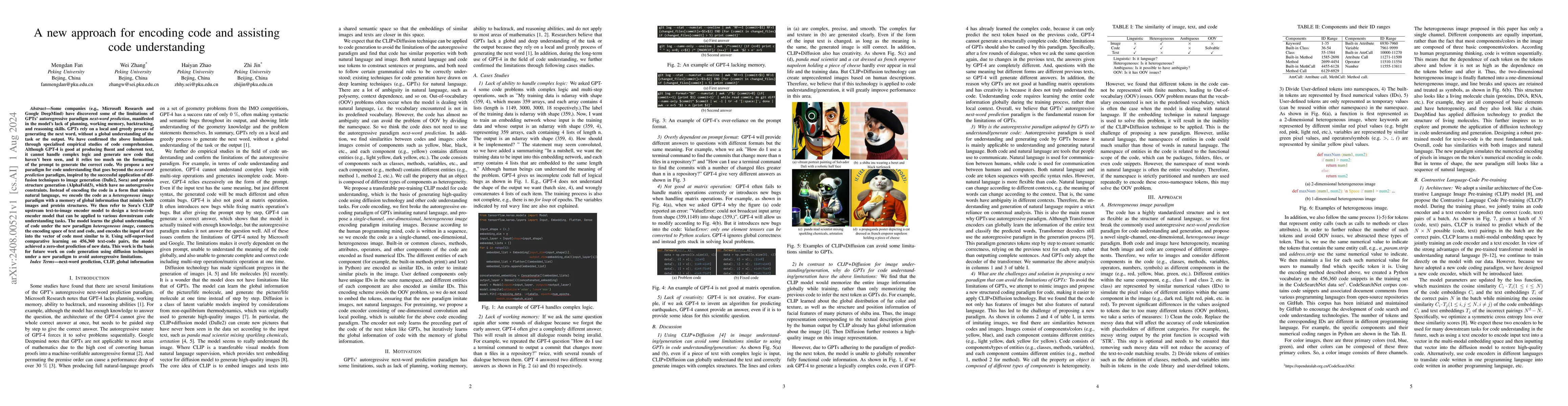 Thumbnail for A new approach for encoding code and assisting code understanding