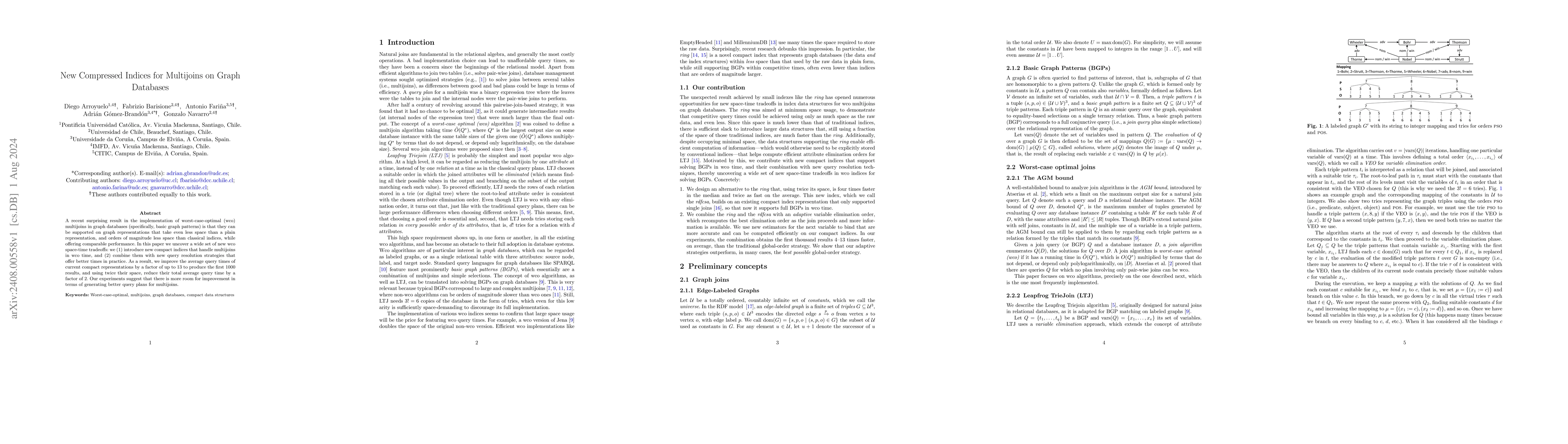 Thumbnail for New Compressed Indices for Multijoins on Graph Databases