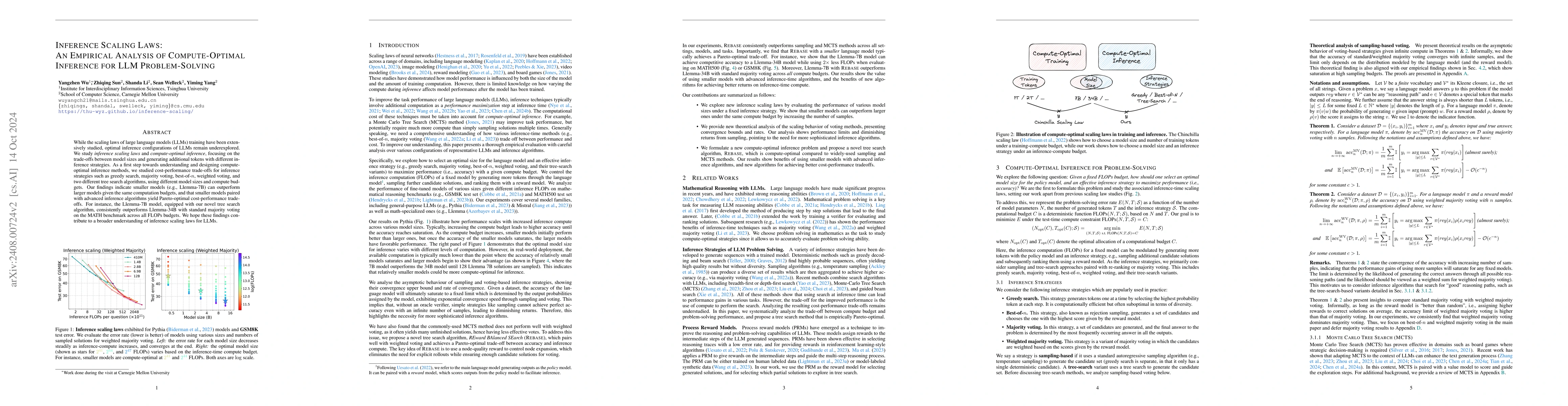 Thumbnail for An Empirical Analysis of Compute-Optimal Inference for Problem-Solving
  with Language Models