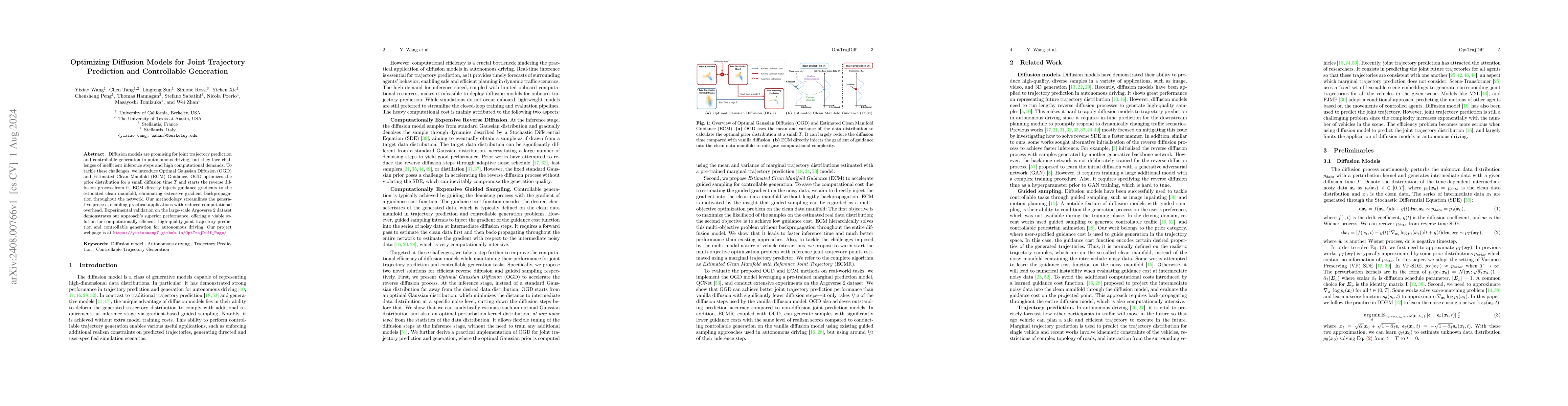 Thumbnail for Optimizing Diffusion Models for Joint Trajectory Prediction and
  Controllable Generation