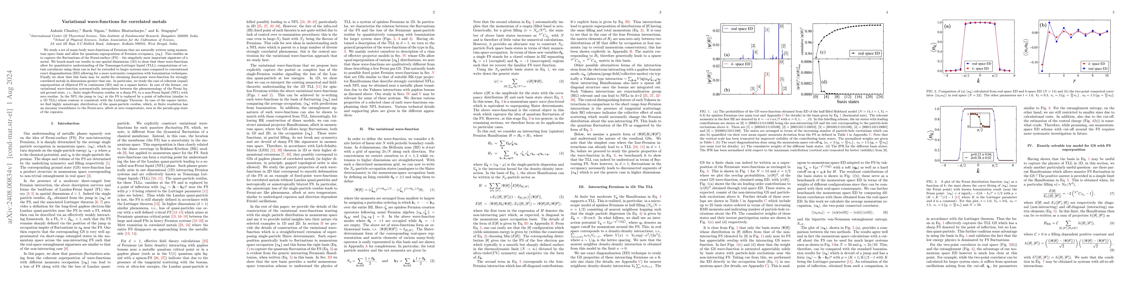 Thumbnail for Variational wave-functions for correlated metals