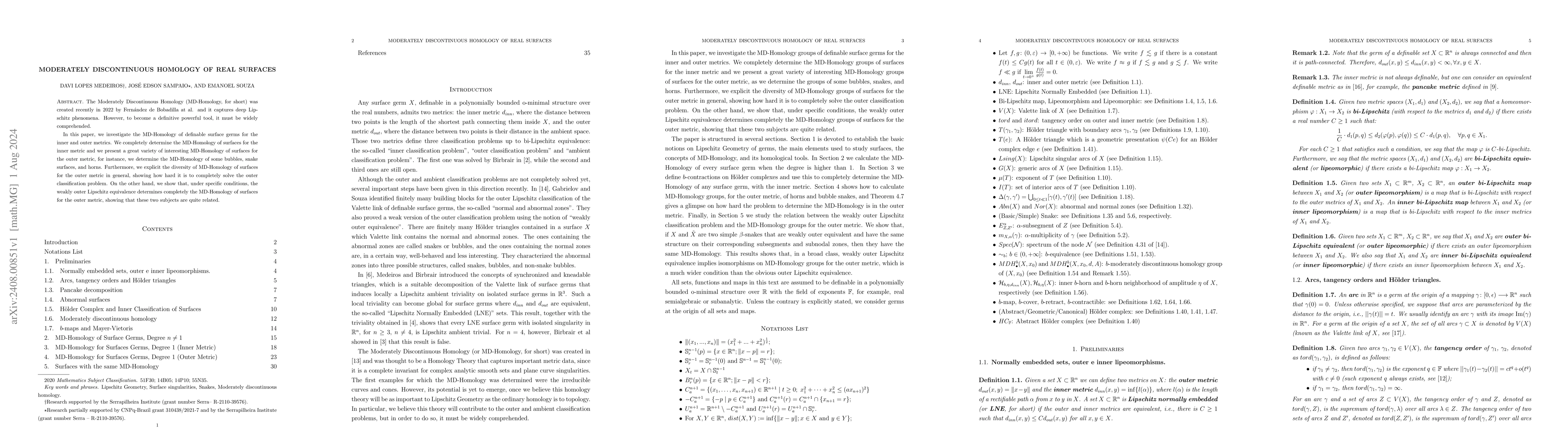 Thumbnail for Moderately discontinuous homology of real surfaces