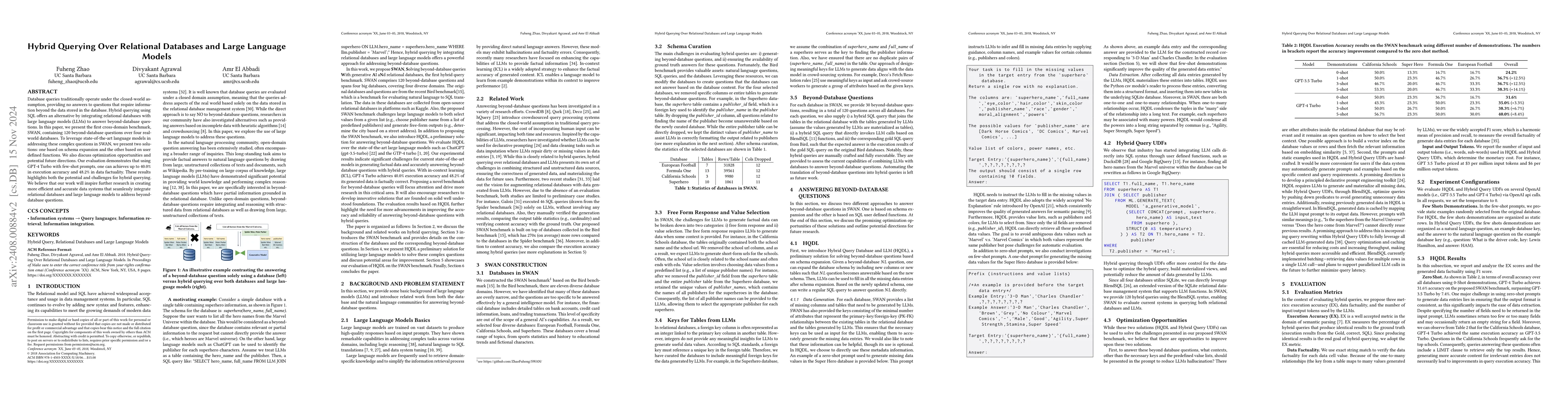 Thumbnail for Hybrid Querying Over Relational Databases and Large Language Models