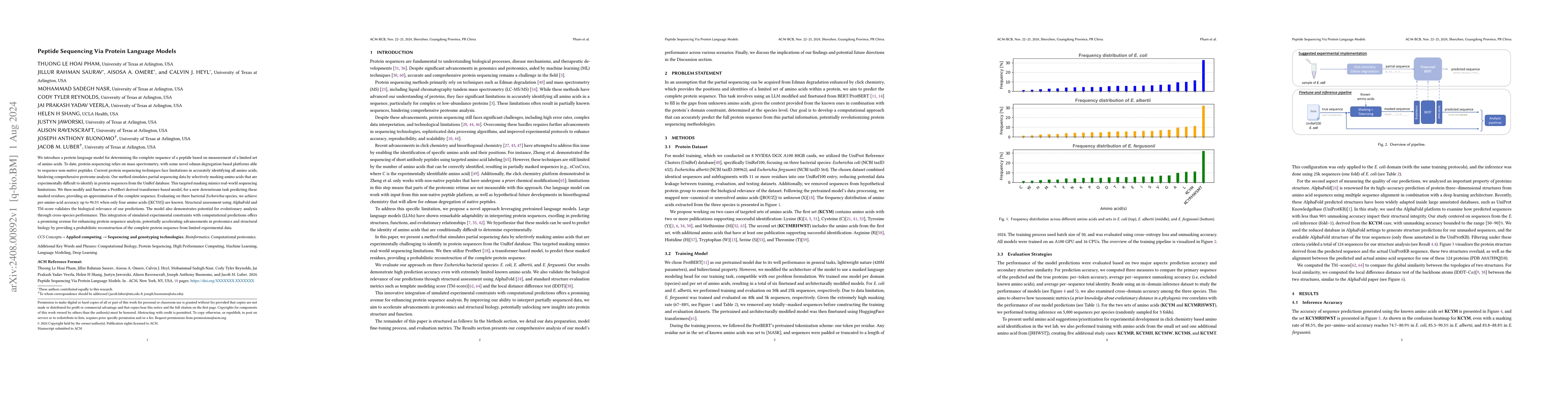 Thumbnail for Peptide Sequencing Via Protein Language Models