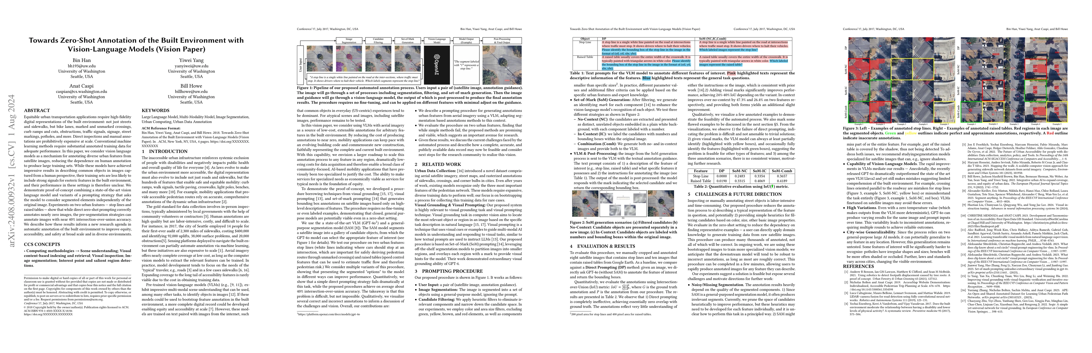 Thumbnail for Towards Zero-Shot Annotation of the Built Environment with
  Vision-Language Models (Vision Paper)