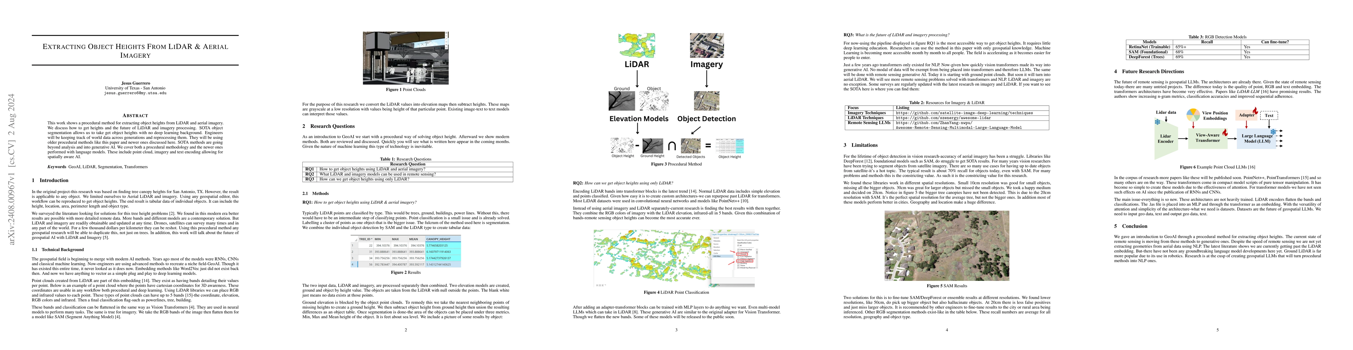 Thumbnail for Extracting Object Heights From LiDAR & Aerial Imagery