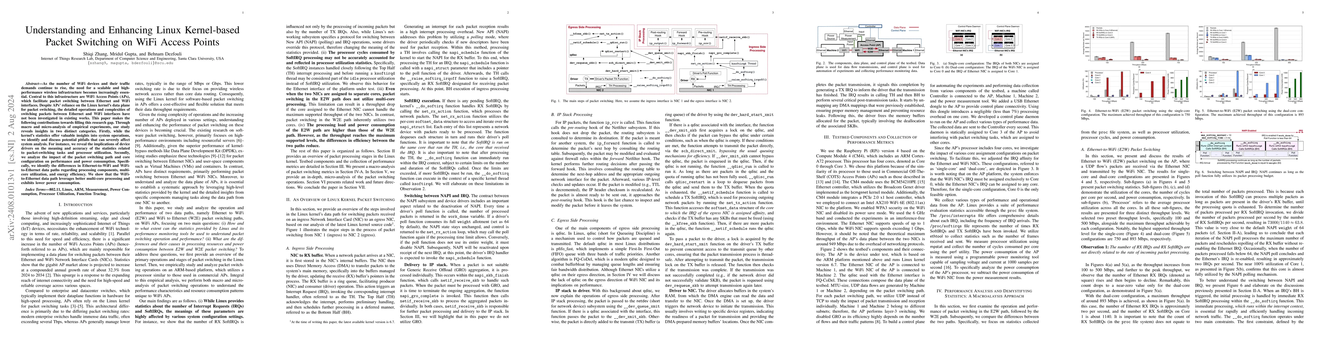 Thumbnail for Understanding and Enhancing Linux Kernel-based Packet Switching on WiFi
  Access Points