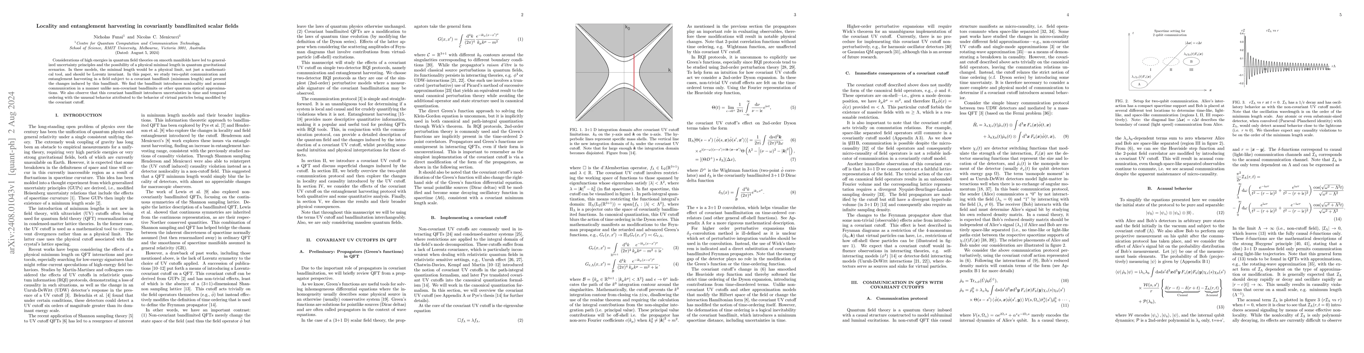 Thumbnail for Locality and entanglement harvesting in covariantly bandlimited scalar
  fields