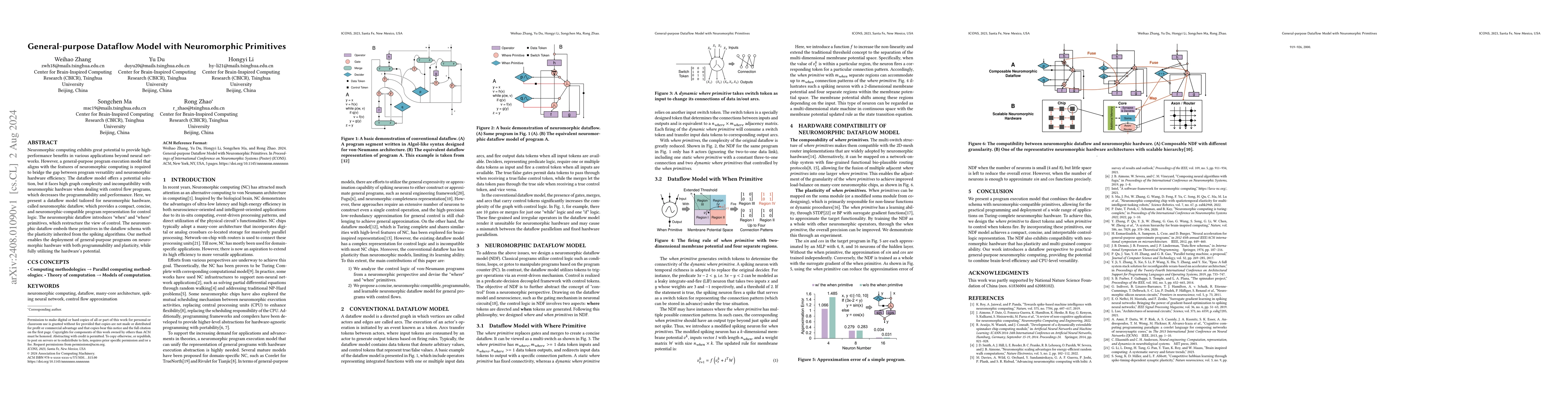 Thumbnail for General-purpose Dataflow Model with Neuromorphic Primitives