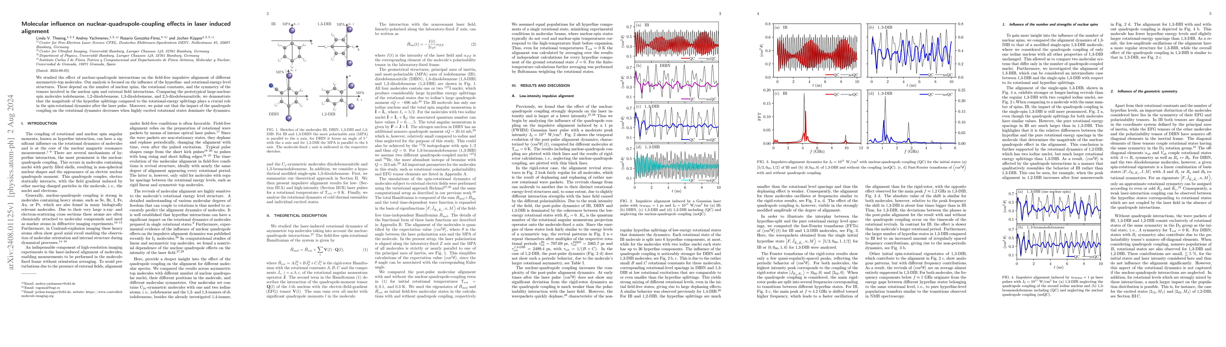 Thumbnail for Molecular influence on nuclear-quadrupole-coupling effects in laser
  induced alignment