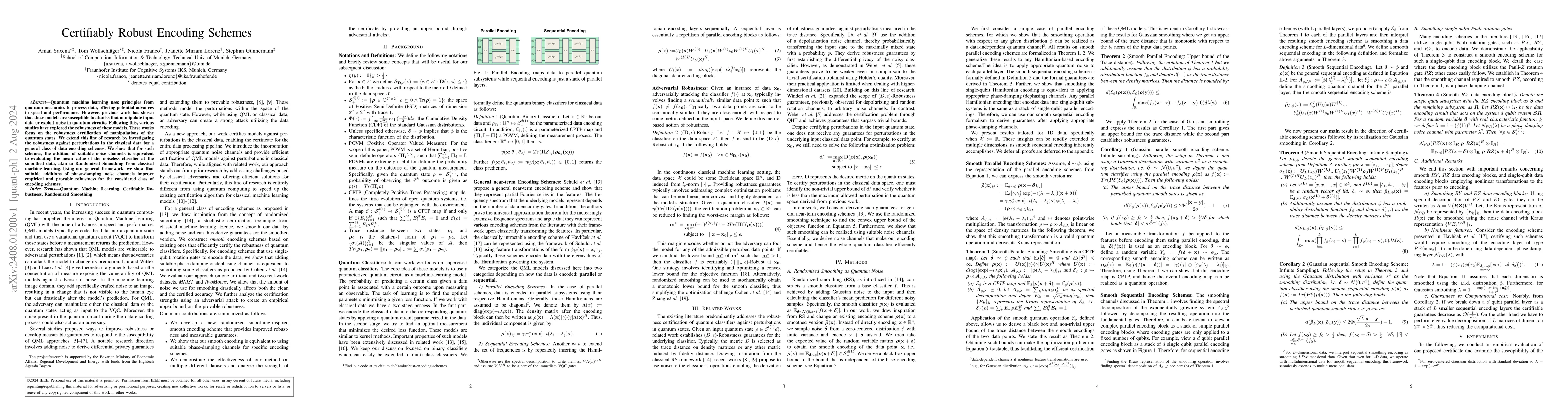 Thumbnail for Certifiably Robust Encoding Schemes