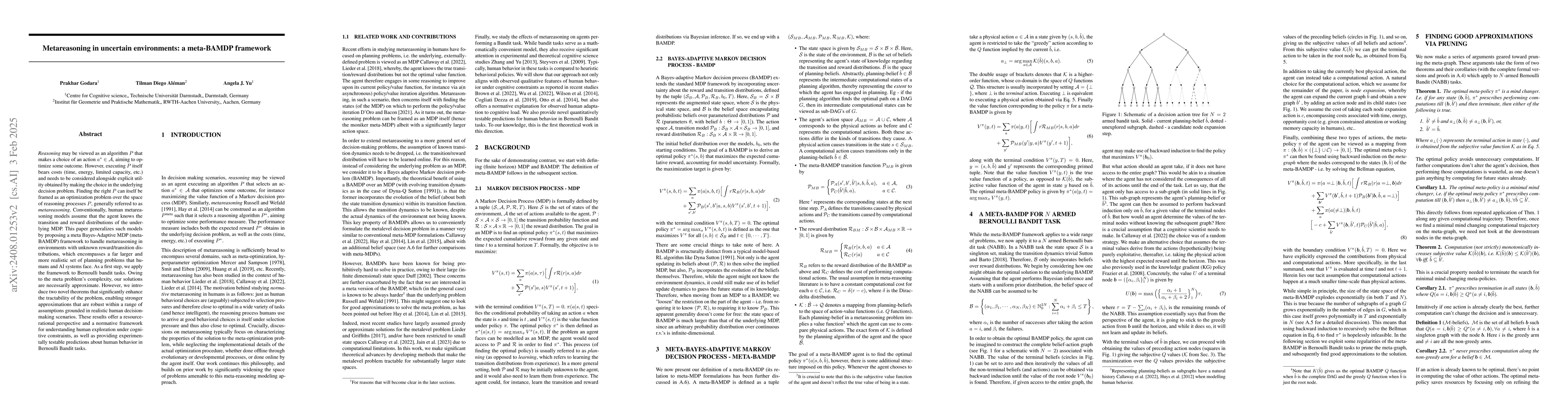 Thumbnail for Metareasoning in uncertain environments: a meta-BAMDP framework