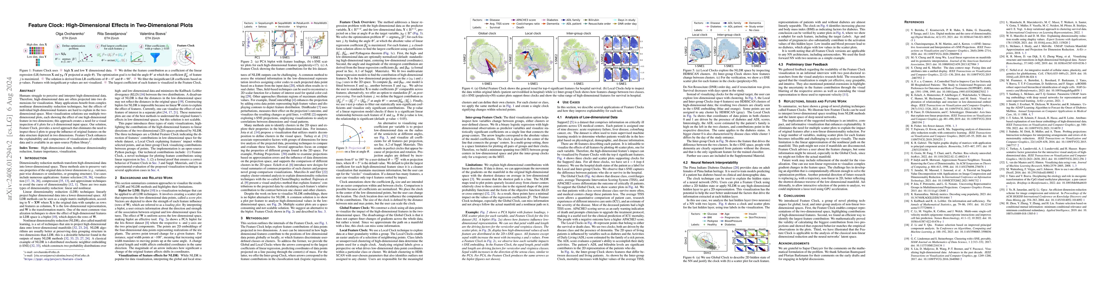 Thumbnail for Feature Clock: High-Dimensional Effects in Two-Dimensional Plots