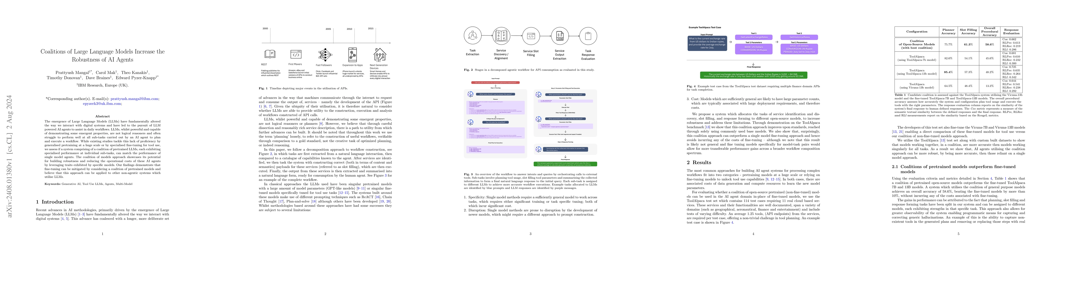 Thumbnail for Coalitions of Large Language Models Increase the Robustness of AI Agents
