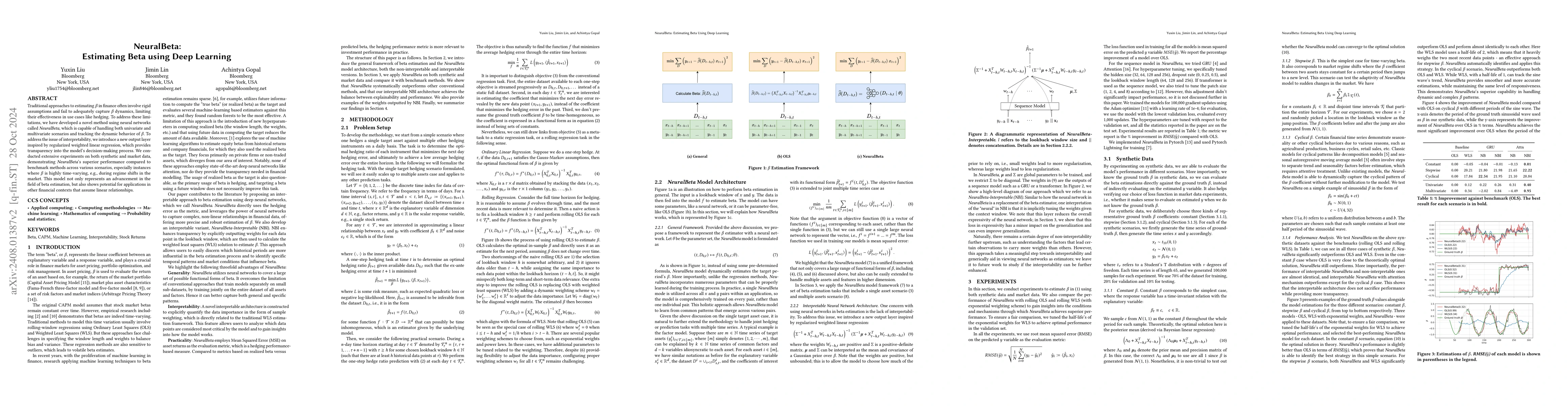 Thumbnail for NeuralBeta: Estimating Beta Using Deep Learning