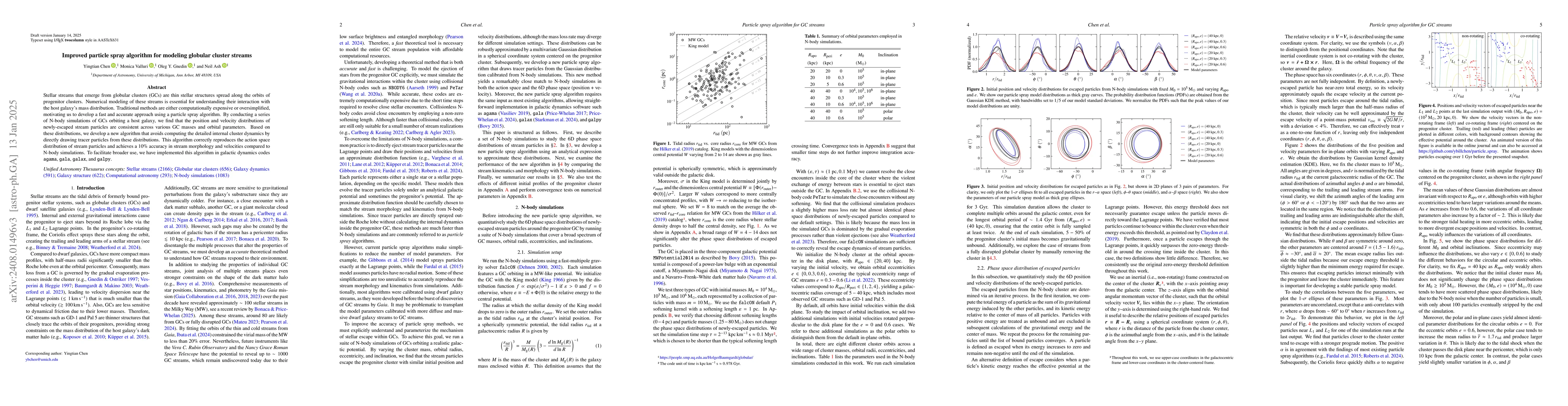 Thumbnail for Improved particle spray algorithm for modeling globular cluster streams