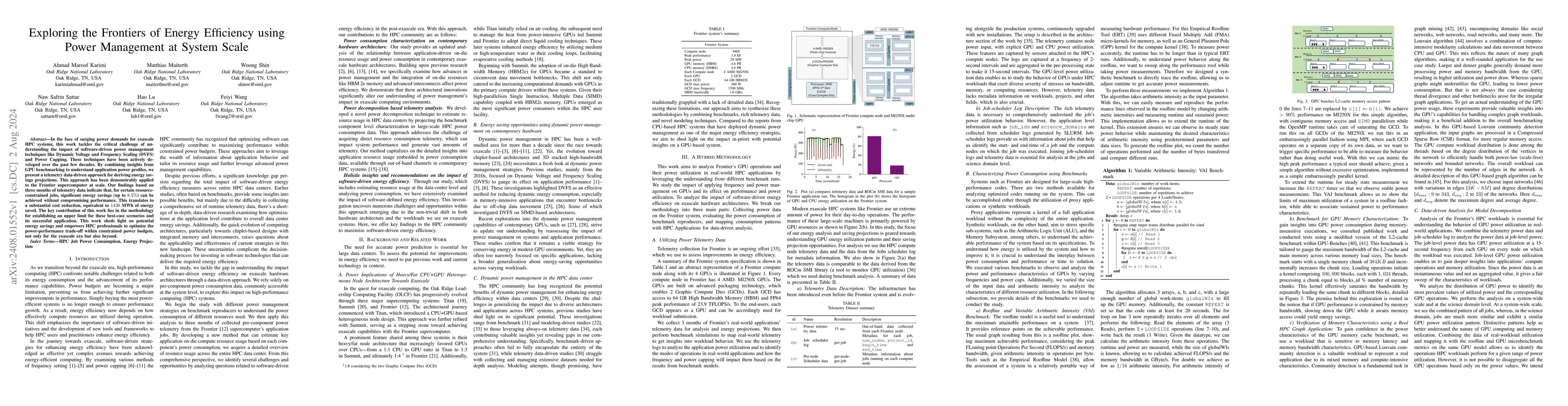 Thumbnail for Exploring the Frontiers of Energy Efficiency using Power Management at
  System Scale
