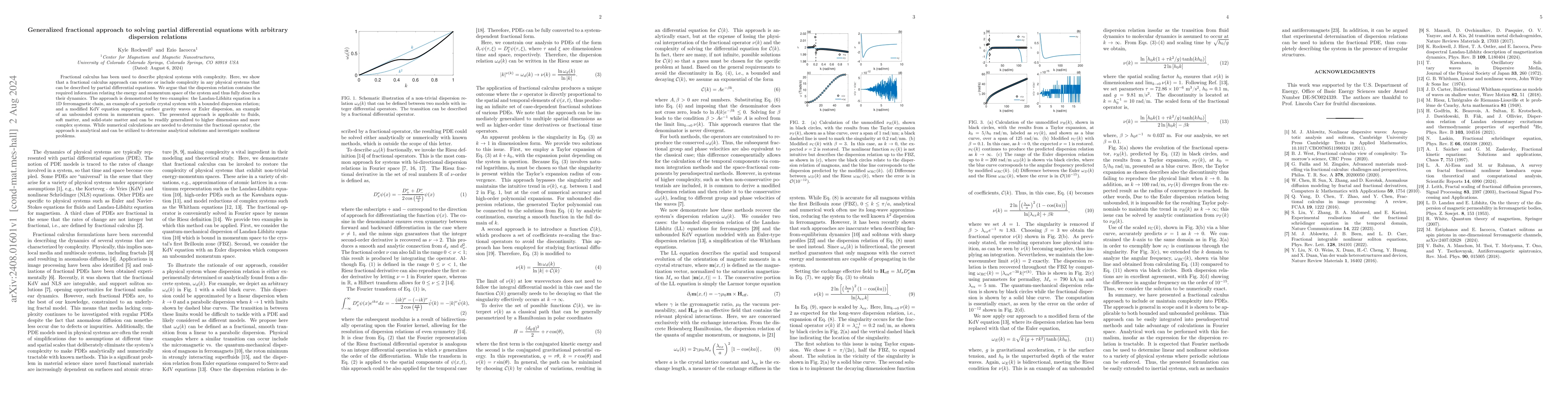 Thumbnail for Generalized fractional approach to solving partial differential
  equations with arbitrary dispersion relations