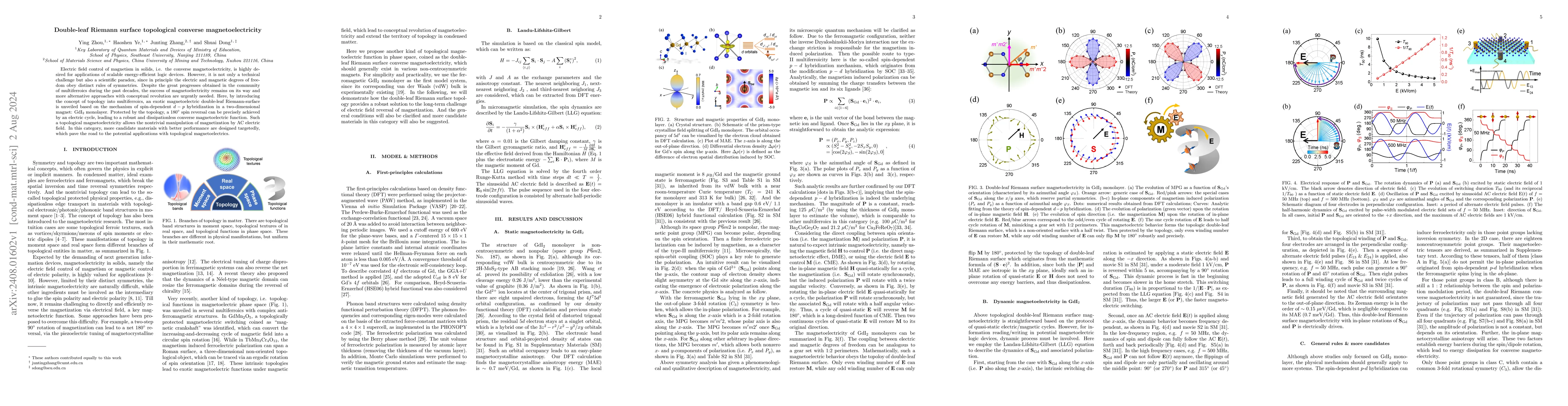Thumbnail for Double-leaf Riemann surface topological converse magnetoelectricity