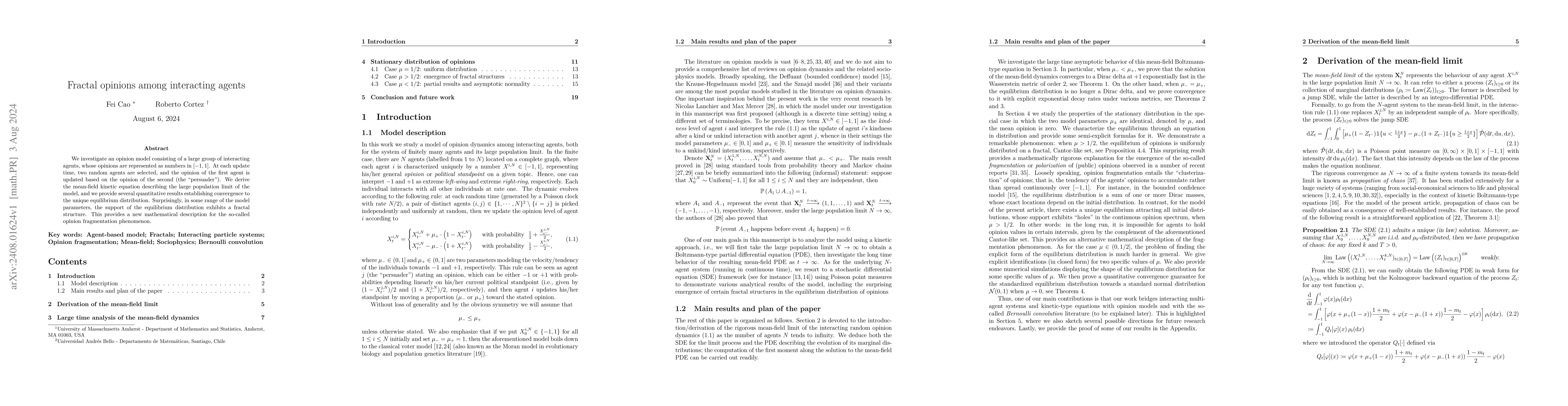 Thumbnail for Fractal opinions among interacting agents