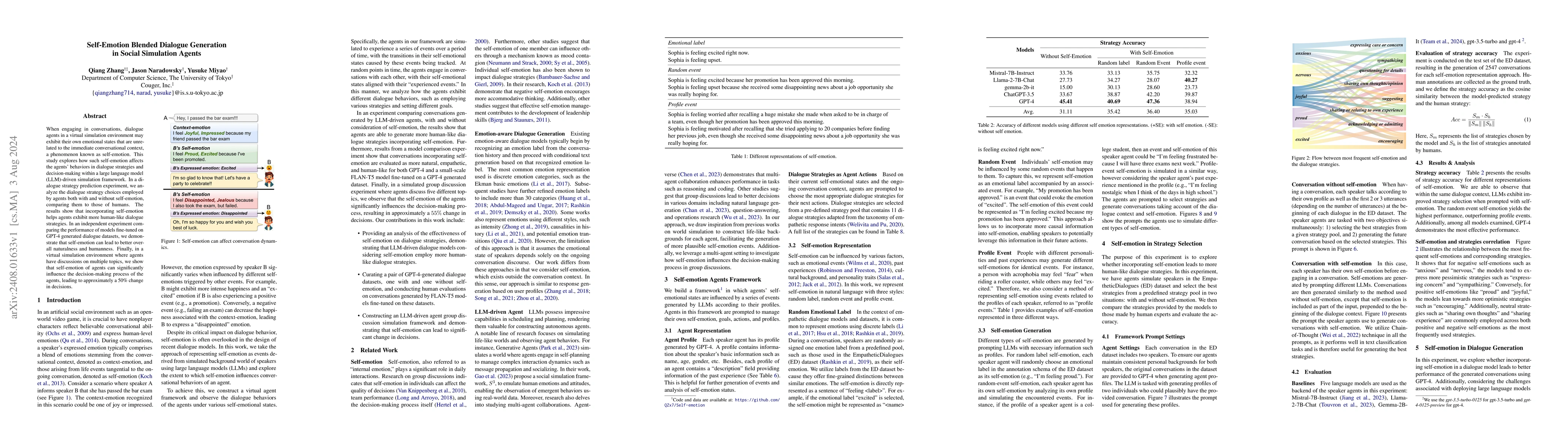 Thumbnail for Self-Emotion Blended Dialogue Generation in Social Simulation Agents