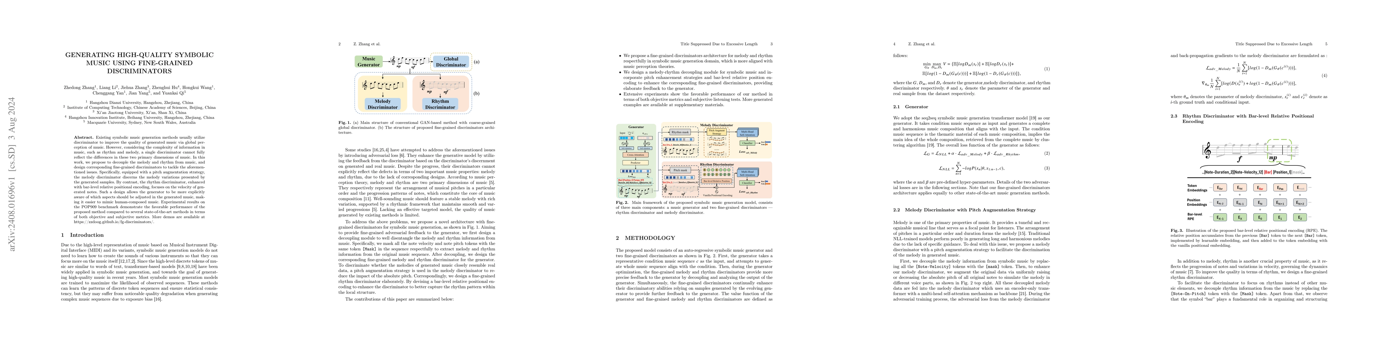 Thumbnail for Generating High-quality Symbolic Music Using Fine-grained Discriminators