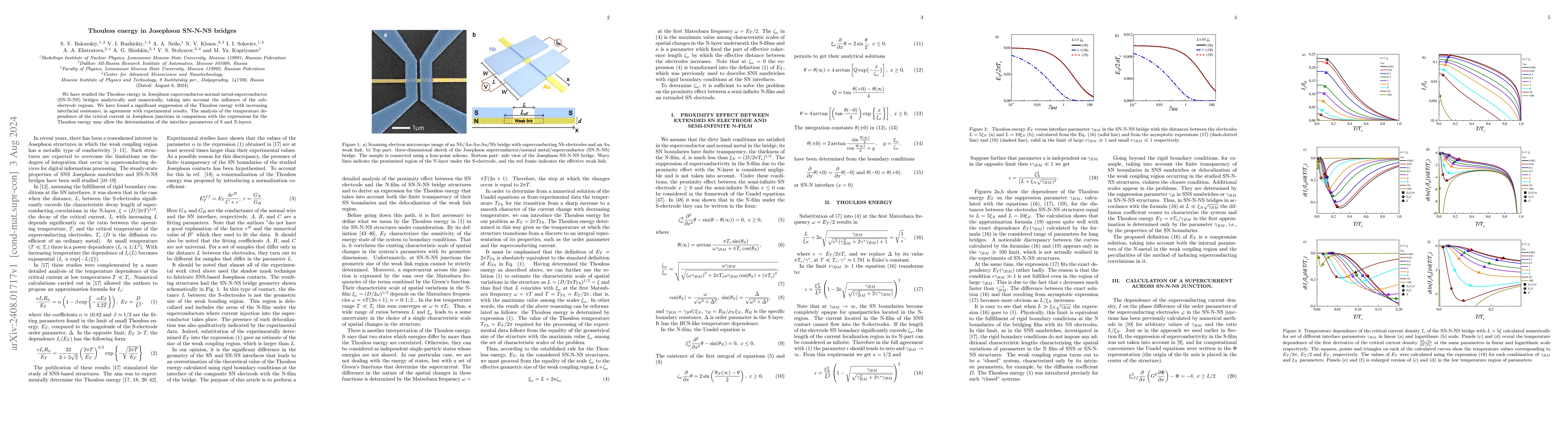 Thumbnail for Thouless energy in Josephson SN-N-NS bridges