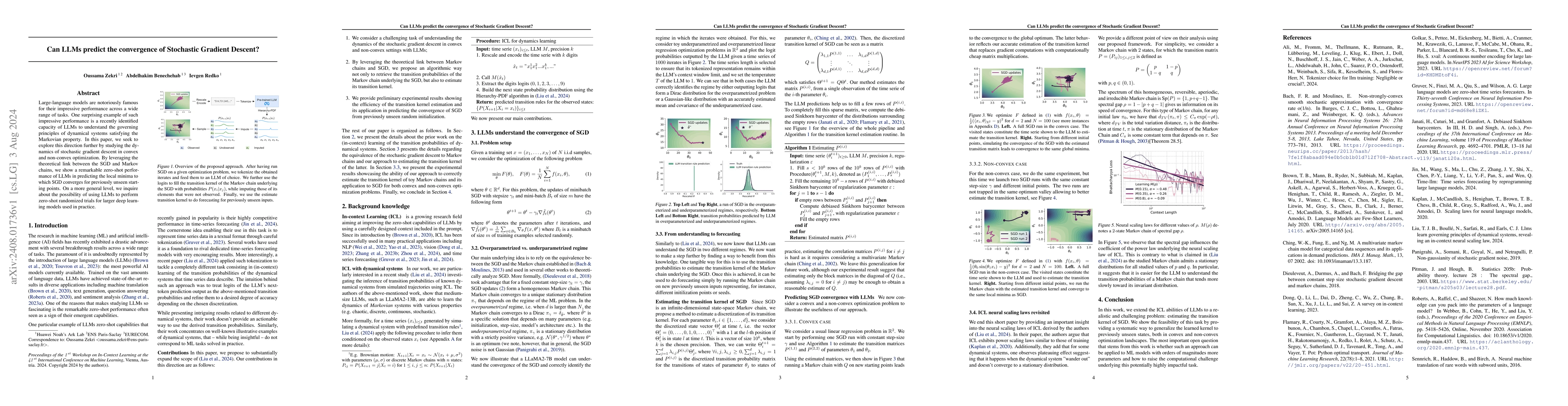 Thumbnail for Can LLMs predict the convergence of Stochastic Gradient Descent?