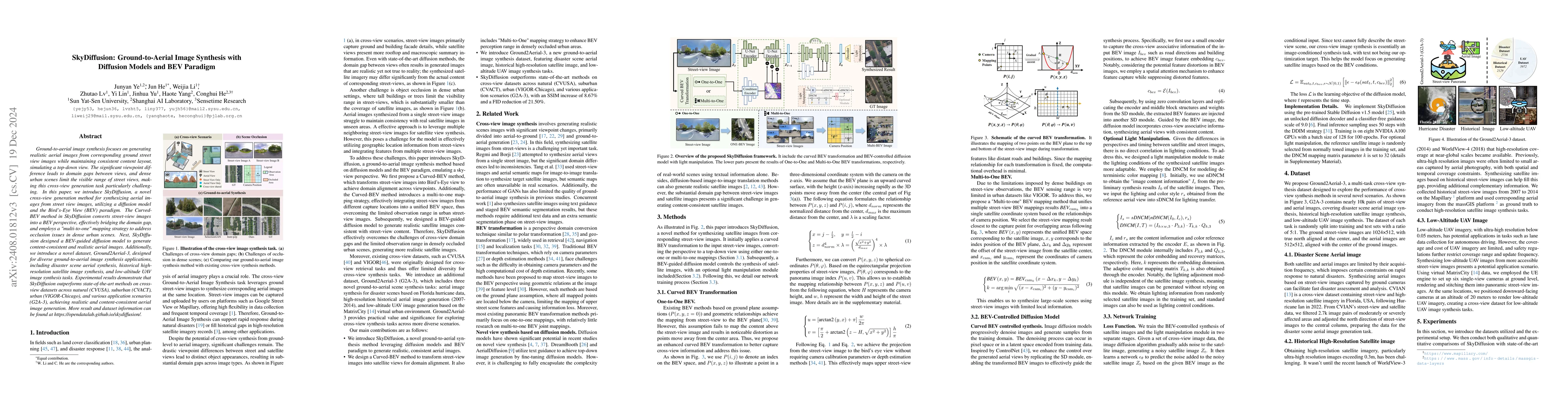 Thumbnail for SkyDiffusion: Street-to-Satellite Image Synthesis with Diffusion Models
  and BEV Paradigm