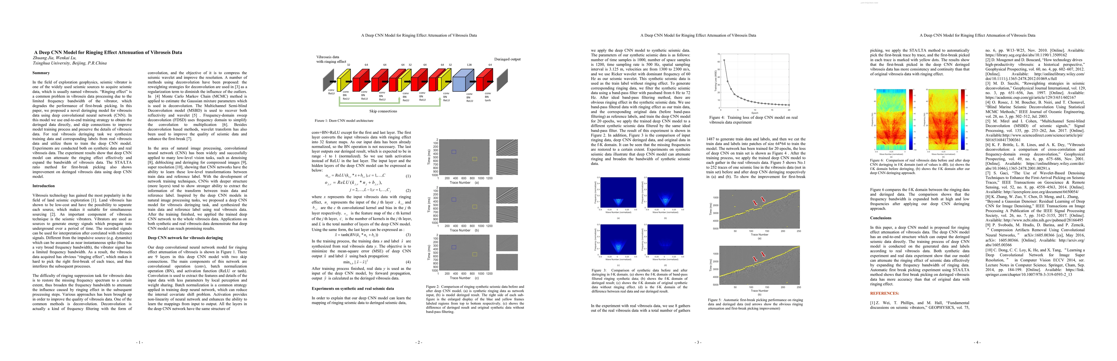 Thumbnail for A Deep CNN Model for Ringing Effect Attenuation of Vibroseis Data