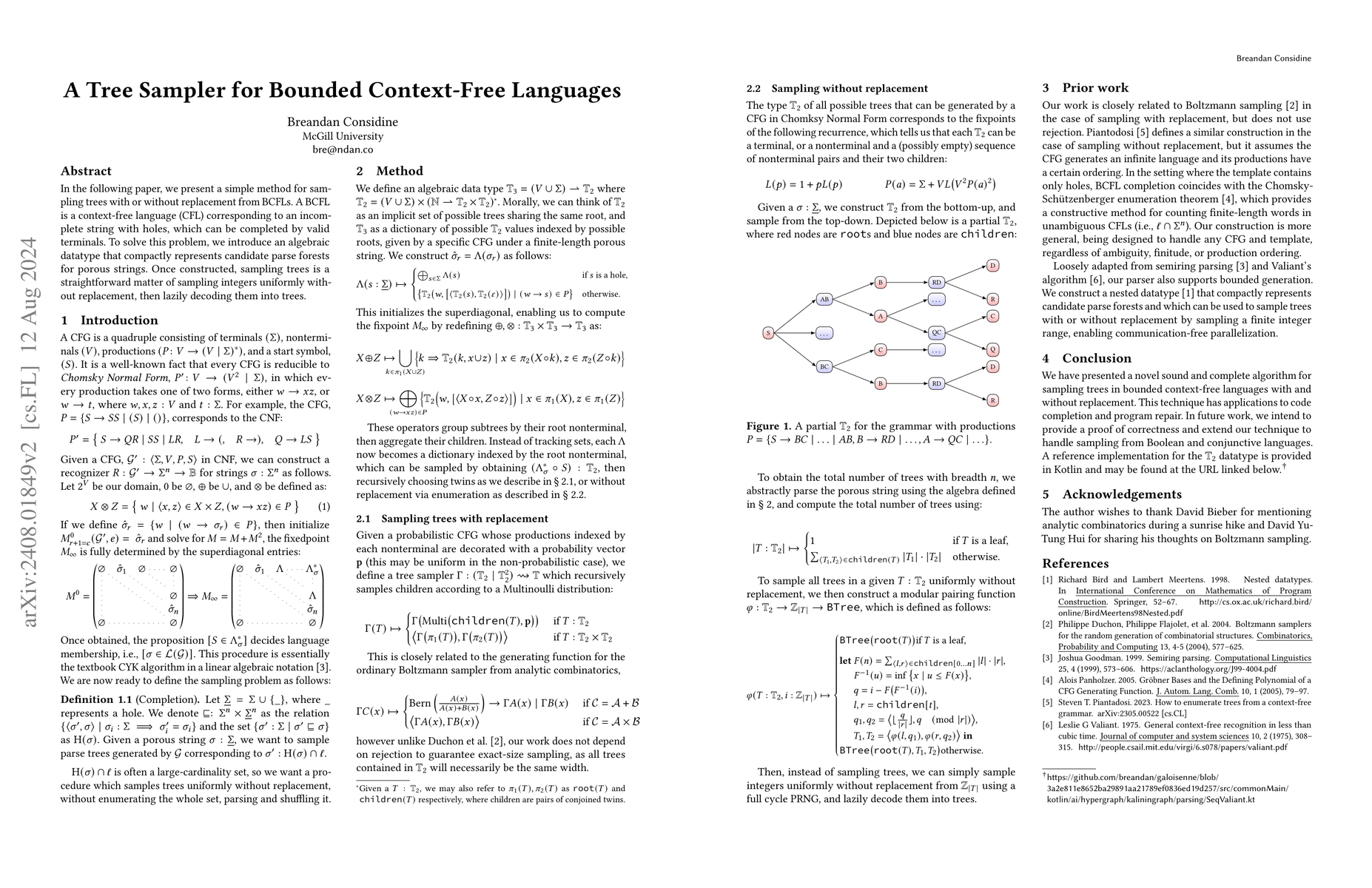 Thumbnail for A Tree Sampler for Bounded Context-Free Languages
